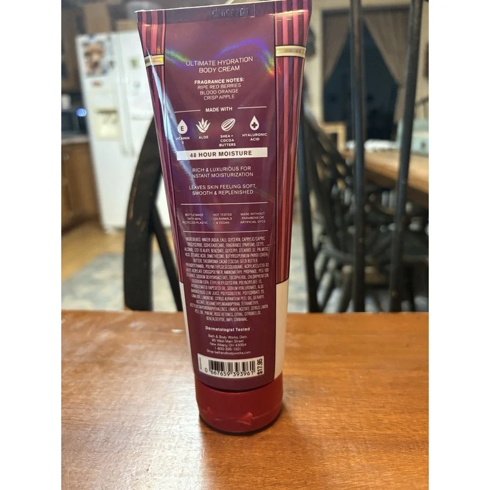 Bath & Body Works Bright Christmas Morning Body Cream 8 oz New Holiday Winter